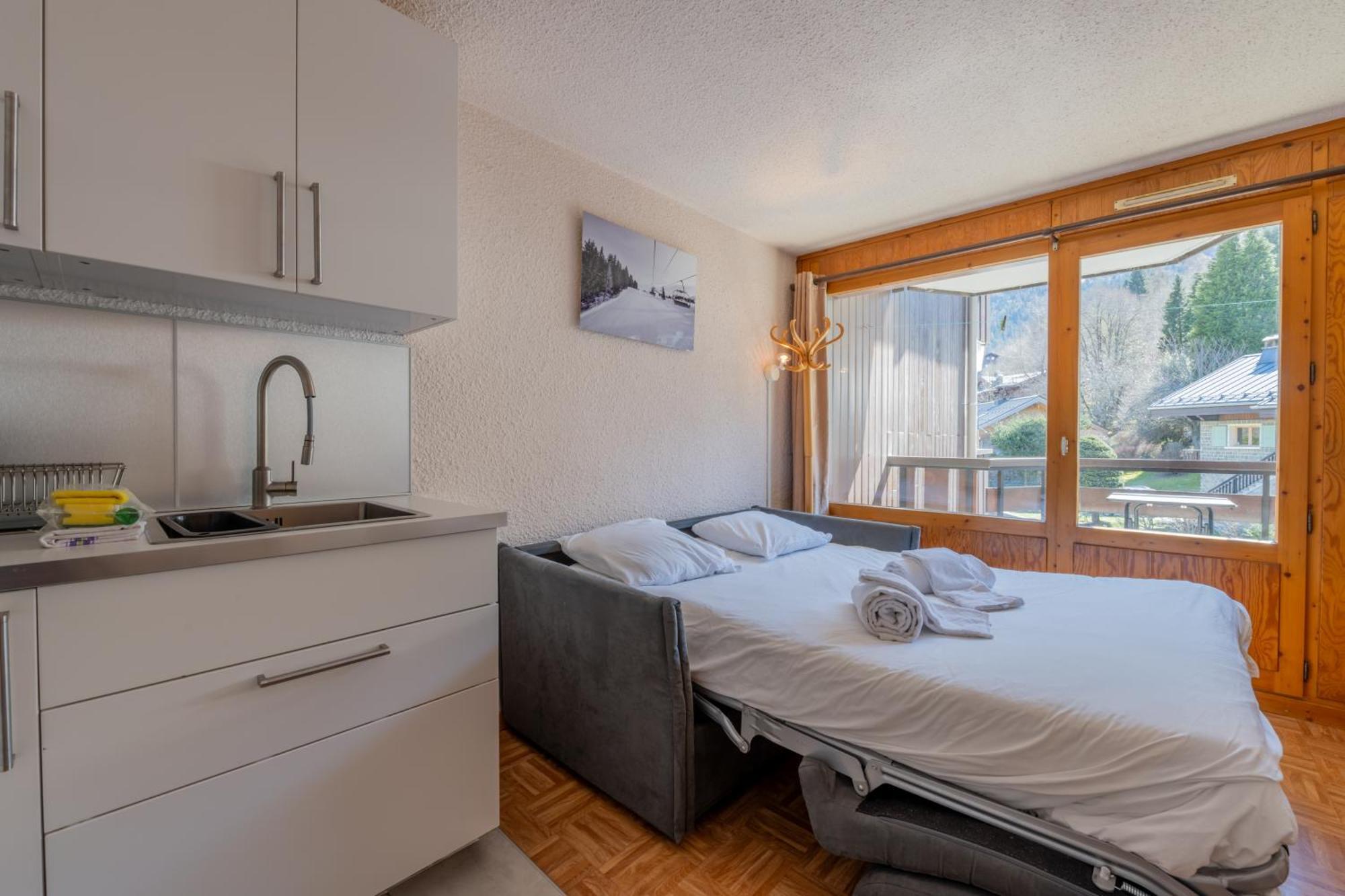 Residence Le Prarion 24A Ski In- Ski Out - Happy Rentals Les Houches Exterior photo
